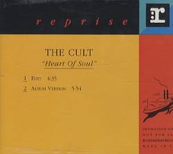 The Cult : Heart of Soul (Scarce 1991 US Reprise Label 2 - Track Promotional Only CD Single)